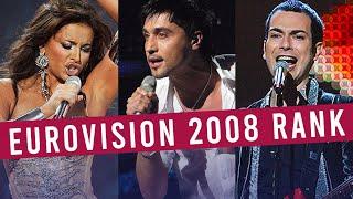 Eurovision 2008: MY TOP 43 (with comments!!) || Rank ESC!