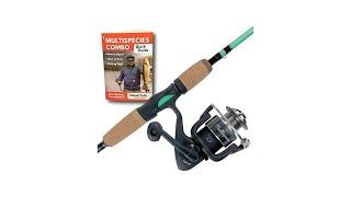 Tailored Tackle Universal Multispecies Rod and Reel Combo Fishing Pole | Freshwater & Inshore Saltw