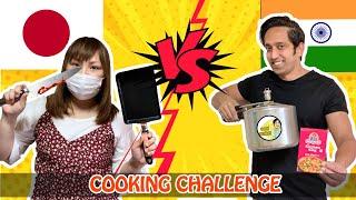 Cooking challenge 5 similar INDIAN AND JAPANESE DISHES part 1 HINDI I Rom Rom Ji I日本インド料理