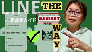 How To TRANSFER ENTIRE LINE ACCOUNT to New Phone #easytransferqrcode #lineqrcode #qrcode #lineapps