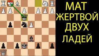 Это самая Коварная ЛОВУШКА в начале партии! МАТ за два хода без ферзя! Шахматы ловушки