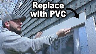 How to Cut and Install Exterior PVC Trim for Windows | The Fixer Clips