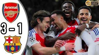 Arsenal vs Barcelona 3-1 - Champions league Highlights & All Goals - 2024 HD