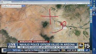 Navajo police officer killed in Arizona