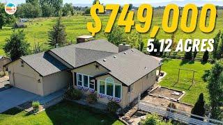 House with Acreage near Boise Idaho | House Tour | $749,000