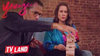 Game On!! JENGA Battle w/ Peter Hermann & Miriam Shor ️ Younger | TV Land