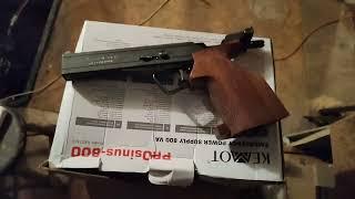 Drulov Du 10- 5 shot semi auto target air pistol- steel duck shooting