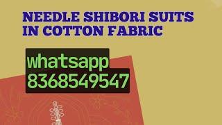 Needle Shibori 3 Piece Cotton Suits WA 8368549547