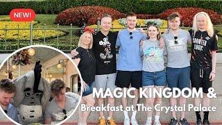 Walt Disney World Vlog l DAY 1 l MAGIC KINGDOM  l Character Dining at the Crystal Palace l Apr 2025