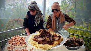 SPECIAL AZERBAIJAN Dish Recipes from Dough and Dry Meat