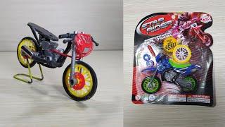 Cara Membuat Motor Drag racing dari Motor trail mainan || Miniatur motor drag racing