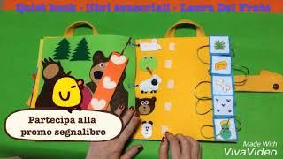 Quiet book - libri sensoriali - giochi educativi per bambini - Laura Del Frate