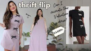 Can I Recreate a $4400 Valentino Dress for under $5??! THRIFT FLIP  THRIFT STORE CLOTHING MAKEOVER