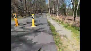 Biking on the Thermal Belt Rail Trail (Rutherford County, NC)