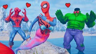 Hulk x Spider Man Good Story in Granny House | Funny Horror Animation