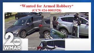 Uptick in armed robberies in Maryland bank parking lots