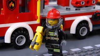 LEGO City Firefighters Putting out Fires  STOP MOTION LEGO | Billy Bricks Compilations