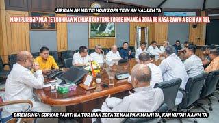 Jiribam ah Meitei hoin zofa te in an hal leh ta|  BJP MLA ten zofa te nasa zawk a nawr an rel ta