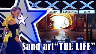 Sand art "The life" - Elena Nesterova. Sri Lanka's Got Talent. Season 2. Quatro Final.2024