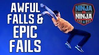 Best Runs: Awful Falls And Epic Fails | American Ninja Warrior: Ninja Vs. Ninja