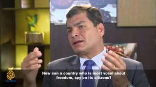 Talk to Al Jazeera - Rafael Correa: 'Our right to grant asylum'