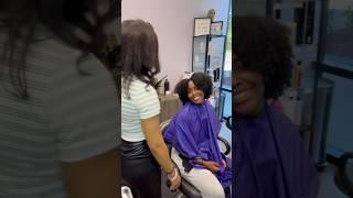 When the weight you wanted out of your hair is gone #salonexperience #hairstyle #naturalsalon #hair