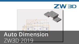 ZW3D 2019 - Evolved Auto Dimension