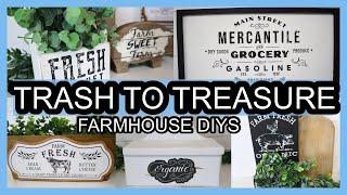 15+ Farmhouse Thrifted DIYs | Yard Sale and Thrift Store Finds | Trash to Treasure