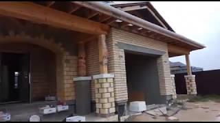 Как приклеивается искусственный камень White Hills на фасад , на систему утепления