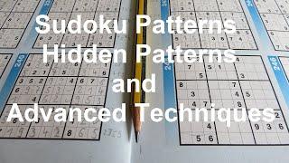 Sudoku Primer Video 166 - Sudoku patterns, hidden patterns & advanced techniques