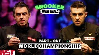 Ronnie O'Sullivan vs Mark Selby | World Championship Snooker Highlights 