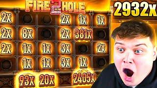 CRAZY DOUBLE PERSISTENT On NEW FIRE In The HOLE 2!!.. (NEW SLOT)