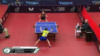 Annett Kaufmann (GER) vs Miwa Harimoto (JPN) | JGS QF | 2020 ITTF Swedish J&C Open