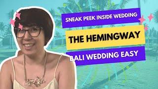 SNEAK PEEK INSIDE WEDDING - The Hemingway by Bali Beach Glamping