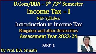 IT -1 (A.Y 2023-24) NEP Syllabus PART 1 - Introduction Chapter