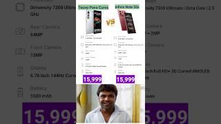 Tecno Pova Curve Vs Infinix Note 50s #sbtech #smartphone #tech #phone