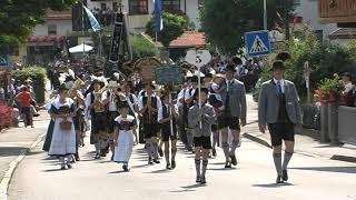 Trachtenverein Dettendorf-Kematen beim Festzug in Feilnbach 2009, Teil 1