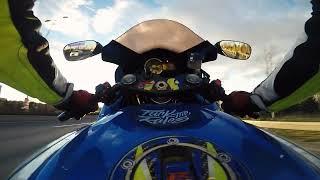 Suzuki GSX-R600 raw exhaust pure sound city ride