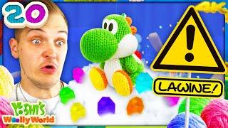 Let’s Play Yoshi's Woolly World #20  Lawinen-Gefahr!