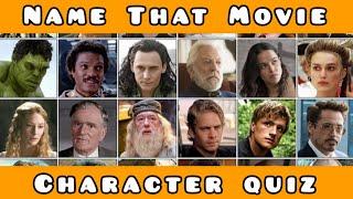 Name That Movie Character Quiz #quiz #movie