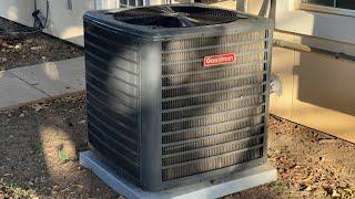 New 2023 Goodman GSXN4 5 Ton Central Air Conditioner Starting Up & Running