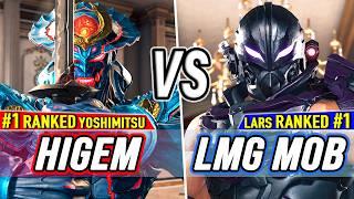 T8  Higem (#1 Ranked Yoshimitsu) vs LMG MoB (#1 Ranked Lars)  Tekken 8 High Level Gameplay