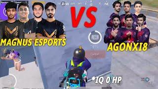 AGONxi8 vs MAGNUS ESPORTS FUNNY DROP CLASH FIGHT  - IQ WITH PISTOL 0 HP ft.UZM / FALAK