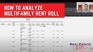 How To Analyze Rent Roll | Multifamily Real Estate Investing 101