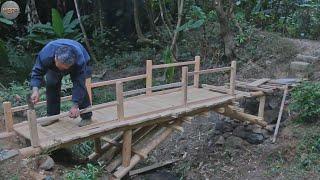 How to Make a Wood Bridge without Nails, Handmade and Very Strong