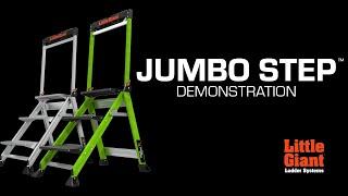 Jumbo Step Demo | IAA 375 lbs Rated | Little Giant Ladder Systems