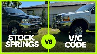 Spring Swapped V.S. Stock Ford Excursion: How to Measure + Why