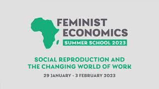 Feminist Economics Summer School 2023 Logo Animation