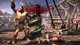 Mortal Kombat X  4° Brutality com Goro