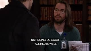 Martin Starr being himself in PARKS AND RECREATION